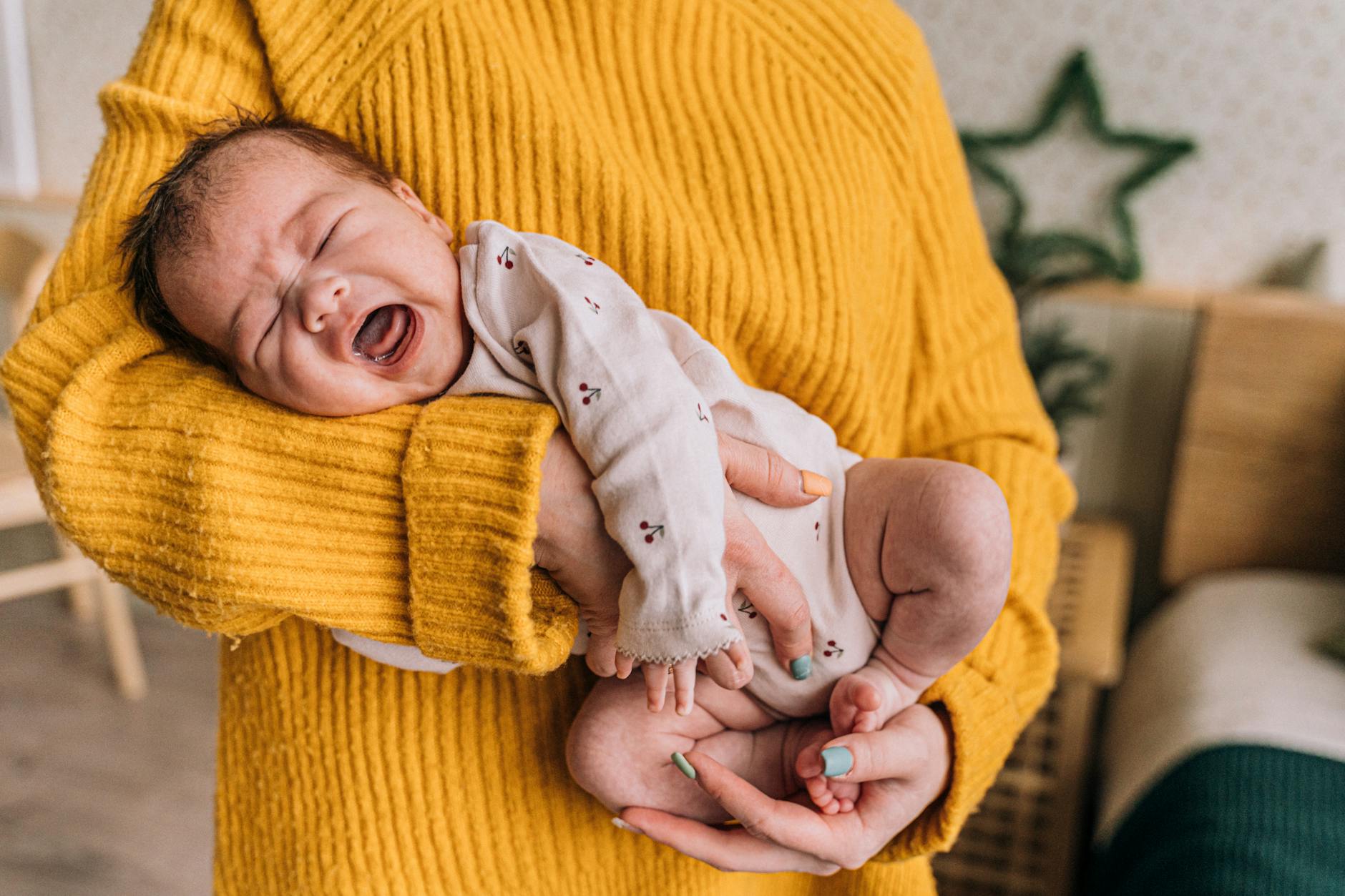 Bébé avec inconfort digestif